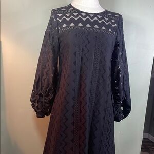 Elegant Black Lace Dress